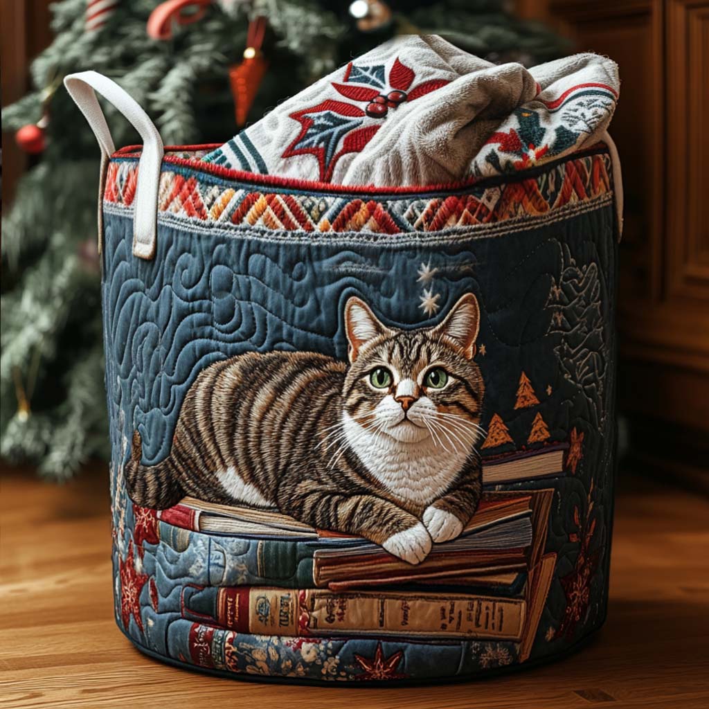 ホリデーストーリー キャット ランドリーバスケット