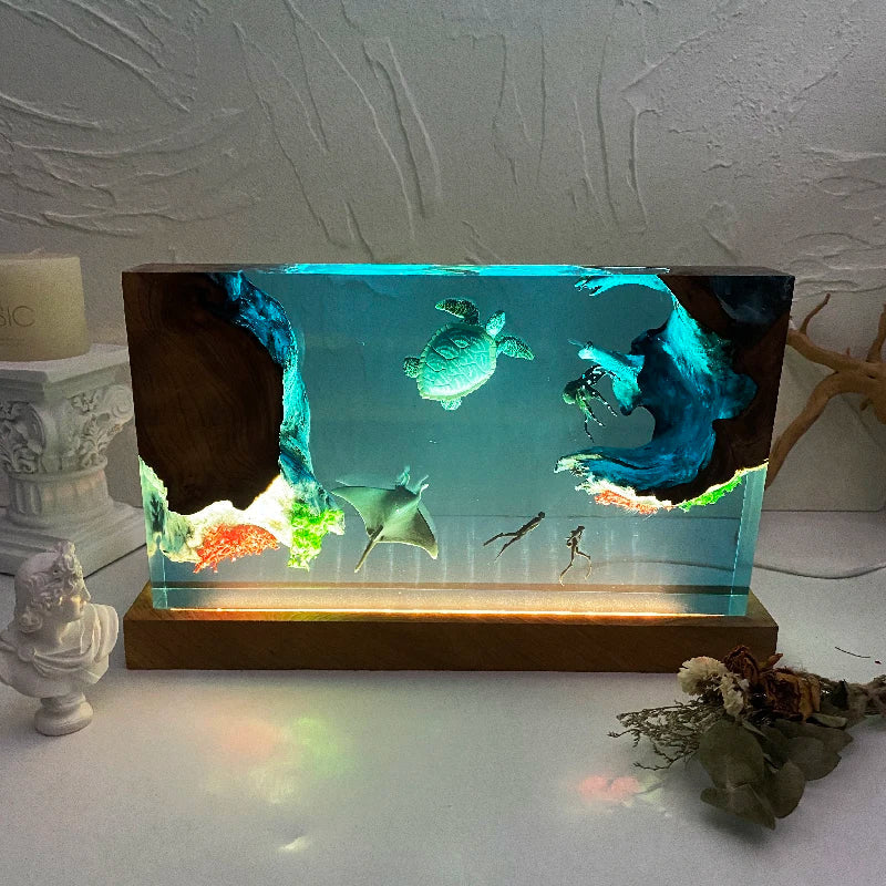 海中世界 レジンテーブルライト