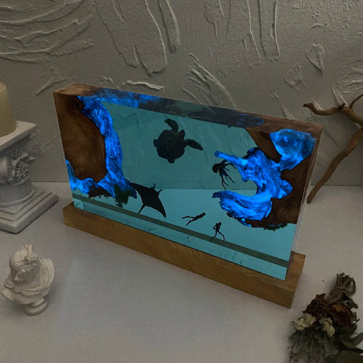 海中世界 レジンテーブルライト